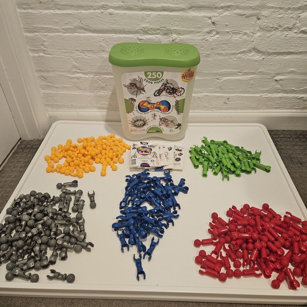 ZOOB Building Set Infinity 250 Piece Set Building Toy with Storage